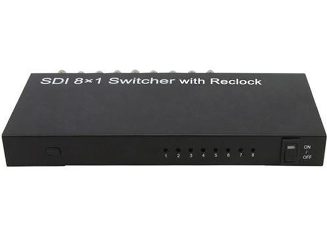 SDI 8x1 Switcher with Reclock,DQ,˼DƼ-----cŴ